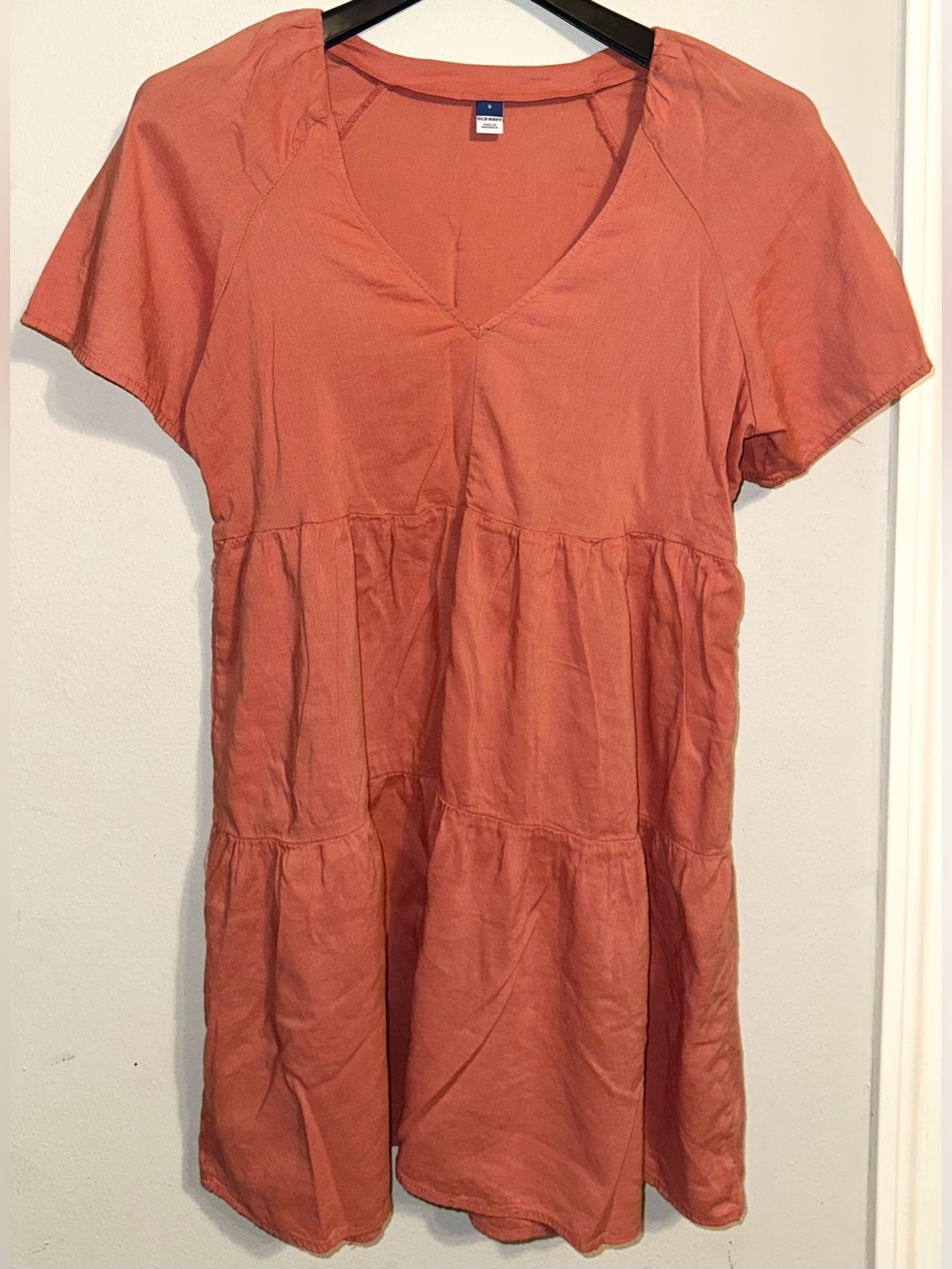 Old Navy Coral Short Sleeve Dress
